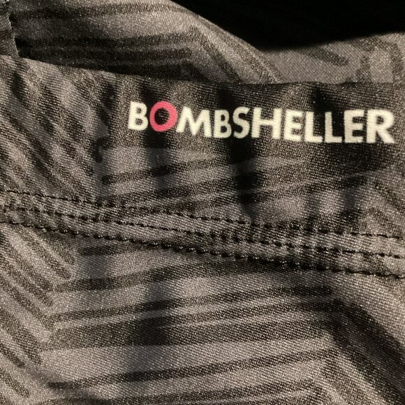 Bombsheller "Messy Herring" Ankle Leggings Herringbone Pattern Women's Sz Small - Picture 8 of 8